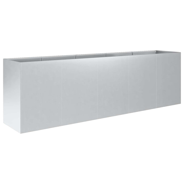 Vază pentru Grădină Argintiu 200 x 40 x 60 cm Oțel Galvanizat WALTI