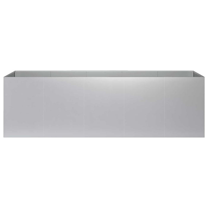 Vază pentru Grădină Argintiu 200 x 40 x 60 cm Oțel Galvanizat WALTI