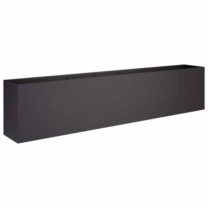 Vază pentru Grădină Negru 280 x 40 x 60 cm Oțel laminat la rece - WALTI WALTI