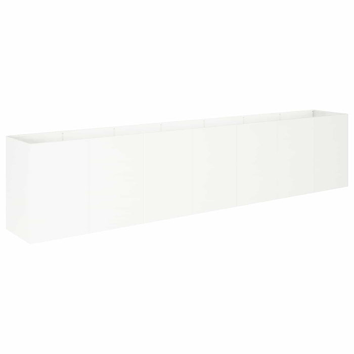 Vază pentru Grădină Alb 280 x 40 x 60 cm Oțel laminat la rece - WALTI WALTI