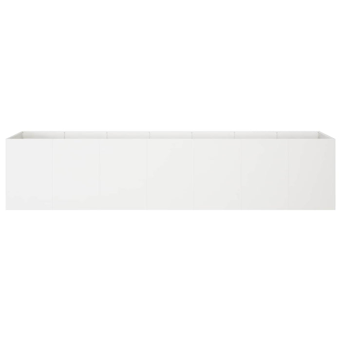 Vază pentru Grădină Alb 280 x 40 x 60 cm Oțel laminat la rece - WALTI WALTI