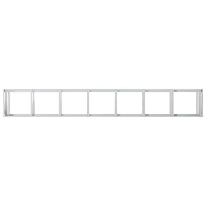 Vază pentru Grădină Argintiu 280 x 40 x 60 cm Oțel Galvanizat - WALTI WALTI