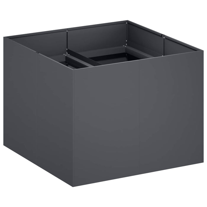 Vază pentru Grădină Antracit 80 x 80 x 60 cm WALTI