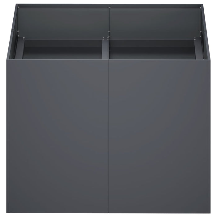 Vază pentru Grădină Antracit 80 x 80 x 60 cm WALTI