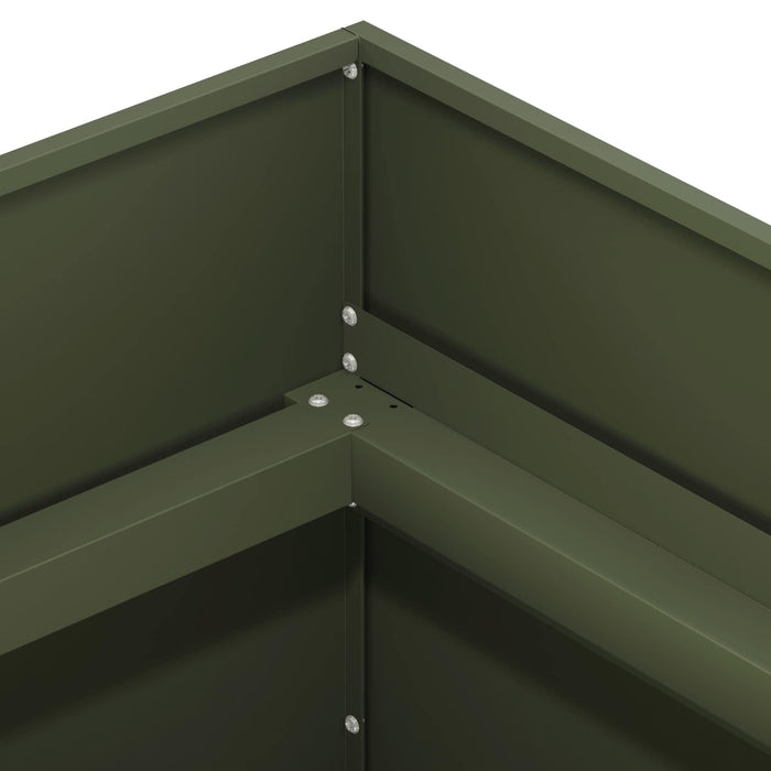 Vază pentru Grădină Verde măsliniu 80 x 80 x 60 cm - WALTI WALTI