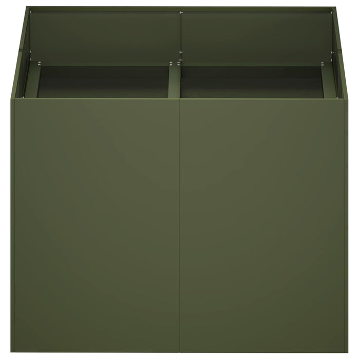 Vază pentru Grădină Verde măsliniu 80 x 80 x 60 cm - WALTI WALTI