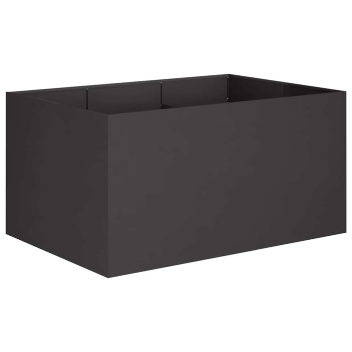 Vază pentru Grădină Negru 120 x 80 x 60 cm Oțel laminat la rece - WALTI WALTI