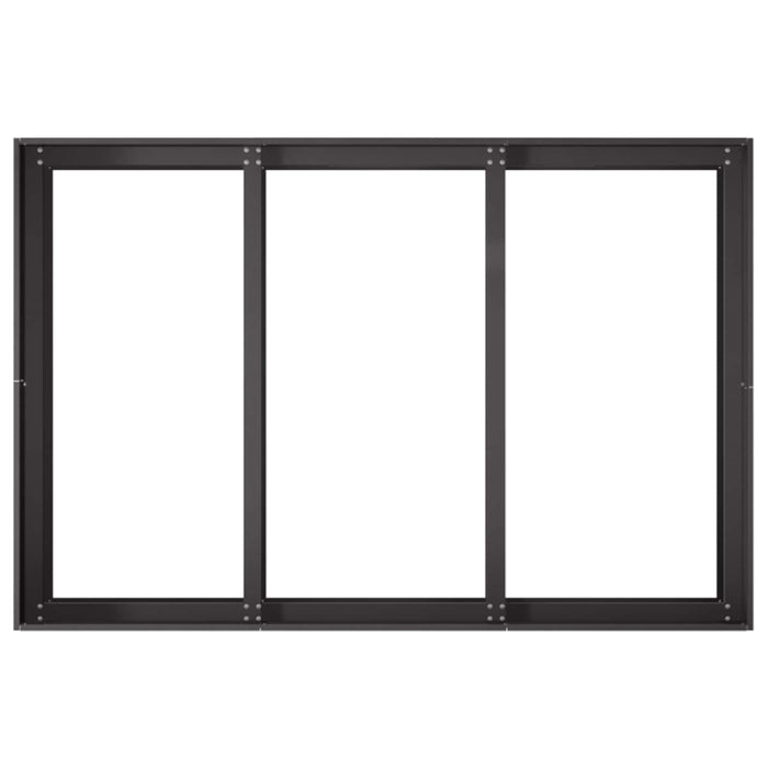 Vază pentru Grădină Negru 120 x 80 x 60 cm Oțel laminat la rece - WALTI WALTI