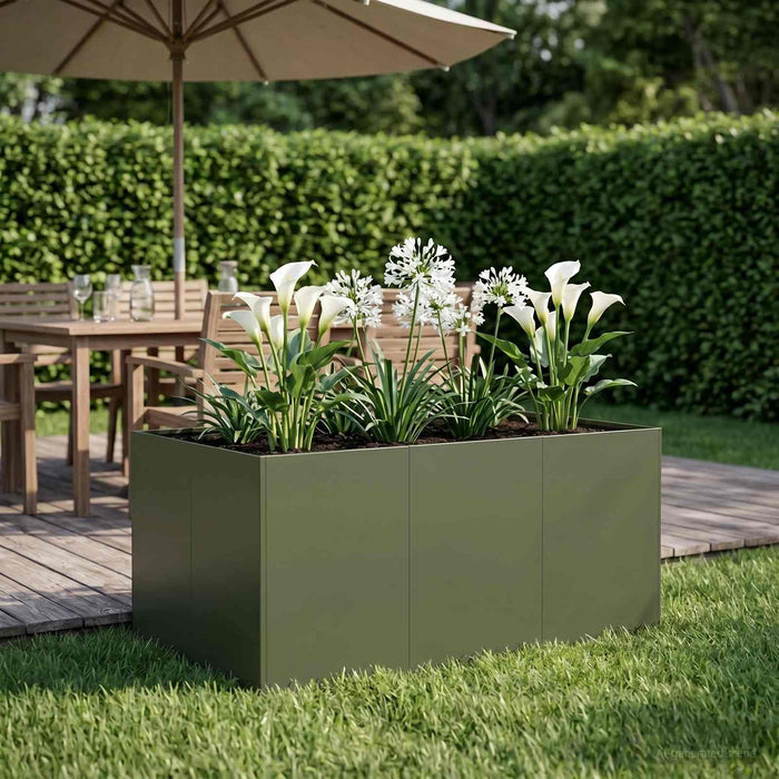 Vază pentru Grădină Verde măsliniu 120 x 80 x 60 cm - WALTI WALTI