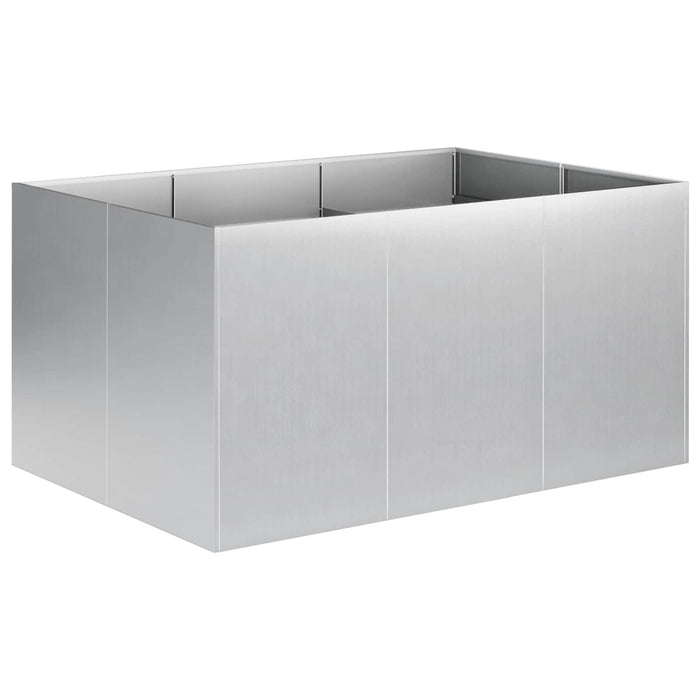 Vază pentru Grădină Argintiu 120 x 80 x 60 cm Oțel Galvanizat WALTI