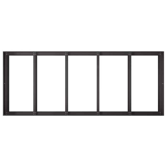 Vază pentru Grădină Negru 200 x 80 x 60 cm Oțel laminat la rece WALTI