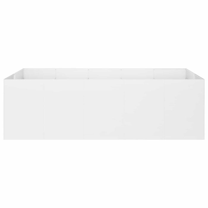 Vază pentru Grădină Alb 200 x 80 x 60 cm Oțel laminat la rece - WALTI WALTI