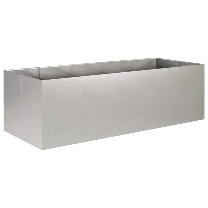 Vază pentru Grădină Argintiu 200 x 80 x 60 cm Oţel inoxidabil WALTI