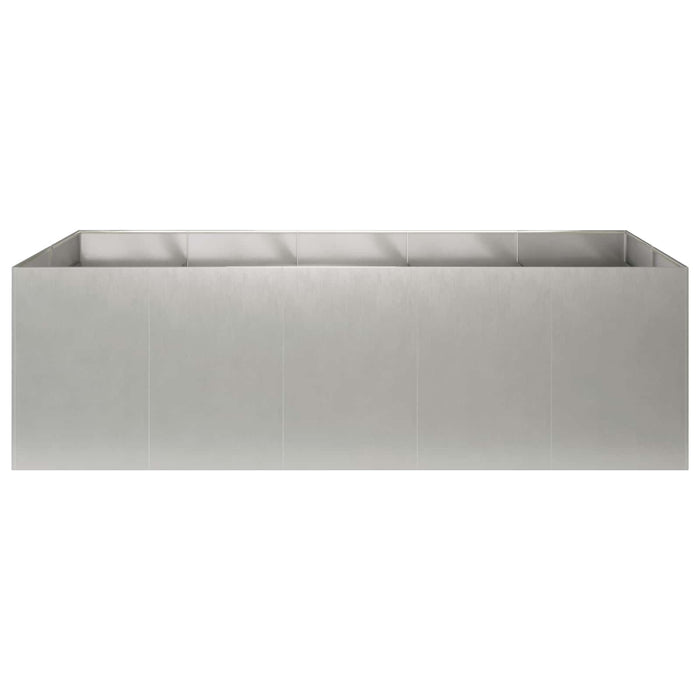 Vază pentru Grădină Argintiu 200 x 80 x 60 cm Oţel inoxidabil WALTI