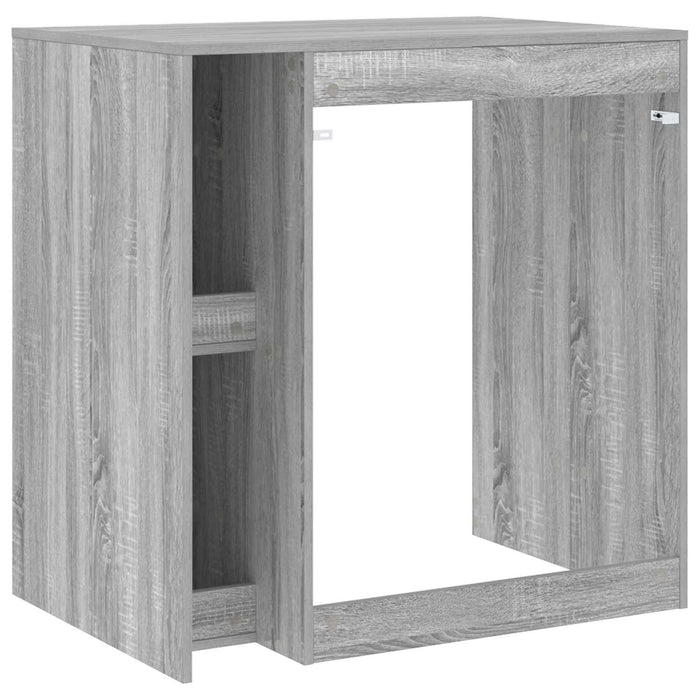 Dulap pentru mașina de spălat cu ușă Gri Sonoma 87 x 60 x 89 cm - WALTI WALTI