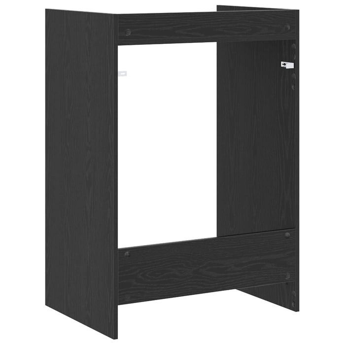 Dulap pentru mașina de spălat Stejar Negru 67,5 x 48 x 97 cm - WALTI WALTI