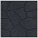 Piatra de pași 6 pcs Negru 40,5 x 40,5 x 2 cm Cauciuc - WALTI WALTI