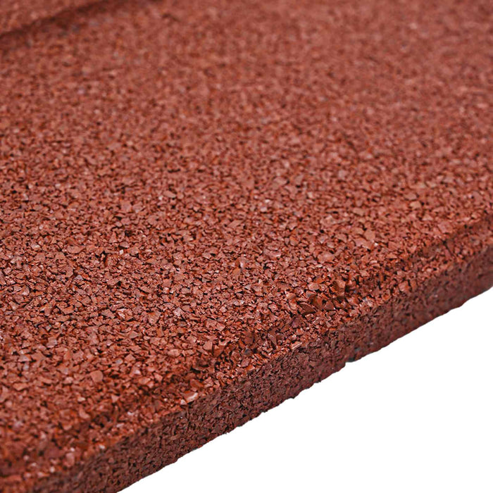 Piatra de pași 6 pcs Roșu 40,5 x 40,5 x 2 cm Cauciuc - WALTI WALTI