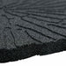 Piatra de pași 6 pcs Negru Ø 45 x 1,8 cm Cauciuc - WALTI WALTI