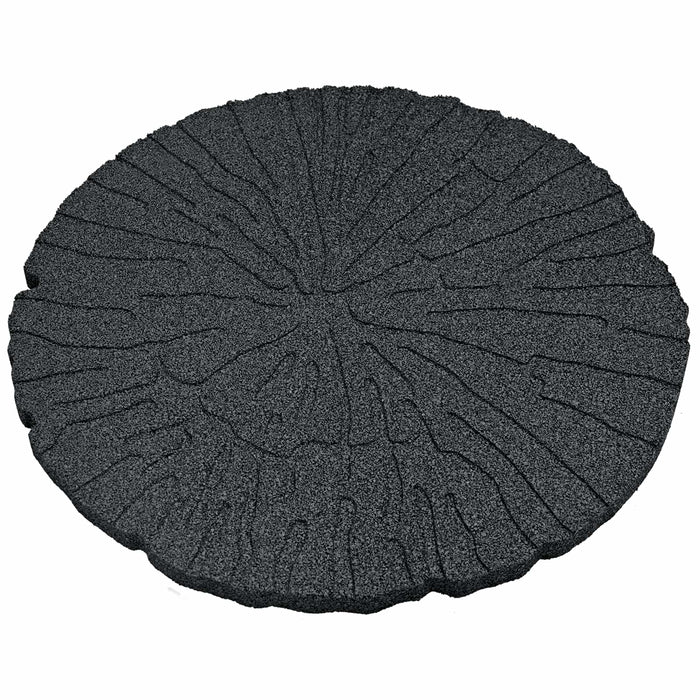 Piatra de pași 6 pcs Negru Ø 45 x 1,8 cm Cauciuc - WALTI WALTI