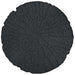 Piatra de pași 6 pcs Negru Ø 45 x 1,8 cm Cauciuc - WALTI WALTI