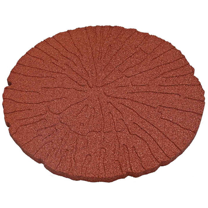 Piatra de pași 6 pcs Roșu Ø 45 x 1,8 cm Cauciuc - WALTI WALTI