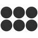 Piatra de pași 6 pcs Negru Ø 44 x 2 cm Cauciuc - WALTI WALTI