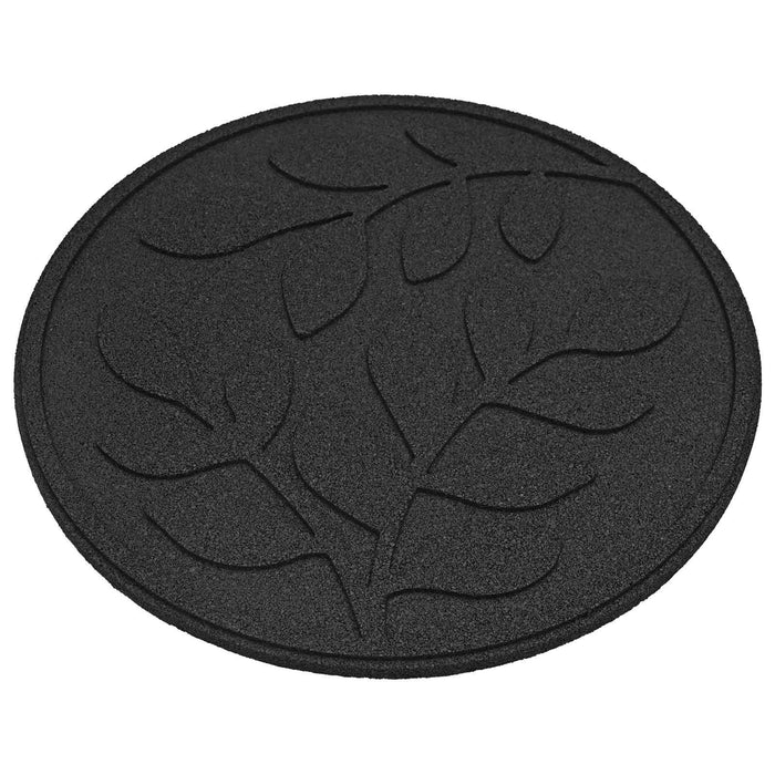 Piatra de pași 6 pcs Negru Ø 44 x 2 cm Cauciuc - WALTI WALTI