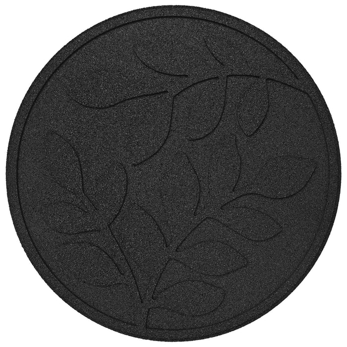 Piatra de pași 6 pcs Negru Ø 44 x 2 cm Cauciuc - WALTI WALTI