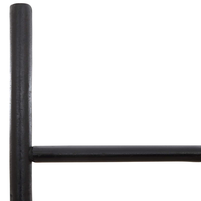 Scară pentru pături Negru 50 x 190 cm Bambus WALTI