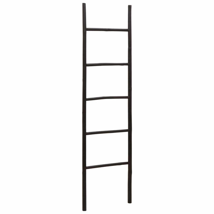 Scară pentru pături Negru 50 x 190 cm Bambus WALTI