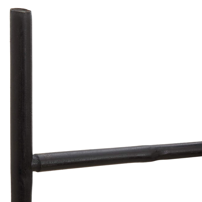 Scară pentru pături Negru 40 x 150 cm Bambus WALTI