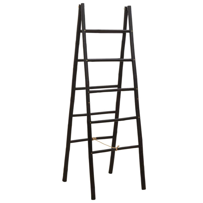 Scară pentru pătură dublă Negru 50 x 50 x 159 cm Bambus WALTI