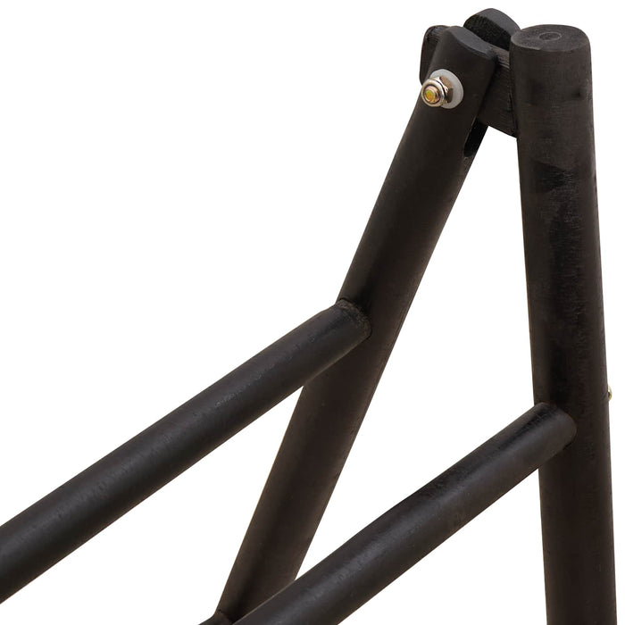 Scară pentru pătură dublă Negru 90 x 50 x 100 cm Bambus WALTI