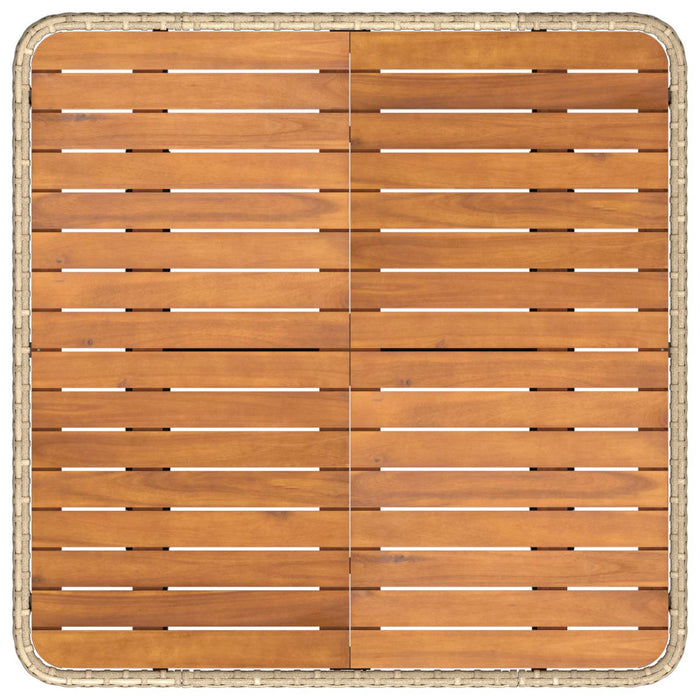 Seturi de mobilier cu pernă 7 pcs Bej și crem Ratan PE WALTI