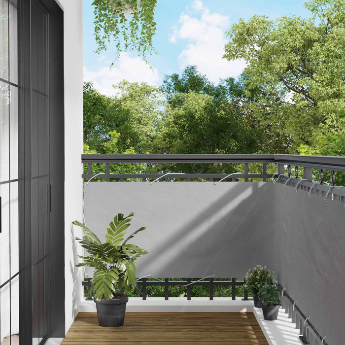 Ecran de balcon Gri deschis 75 x 200 cm - WALTI WALTI