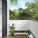 Ecran de balcon Alb 75 x 200 cm Oxford alu acoperit cu PU - WALTI WALTI