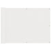 Ecran de balcon Alb 75 x 200 cm Oxford alu acoperit cu PU - WALTI WALTI