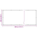 Ecran de balcon Alb 100 x 400 cm Material Oxford - WALTI WALTI