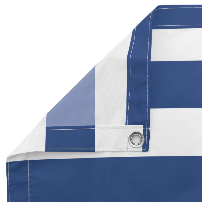 Ecran de balcon Albastru și Alb 110 x 700 cm Material Oxford WALTI