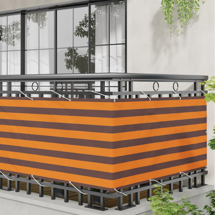 Ecran de balcon Portocalie și maro 75 x 200 cm WALTI