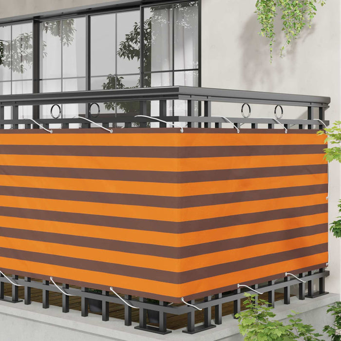 Ecran de balcon Portocalie și maro 100 x 1000 cm WALTI