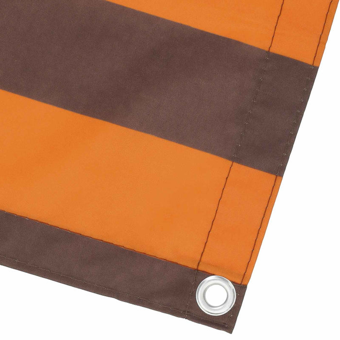 Ecran de balcon Portocalie și maro 110 x 700 cm Material Oxford WALTI