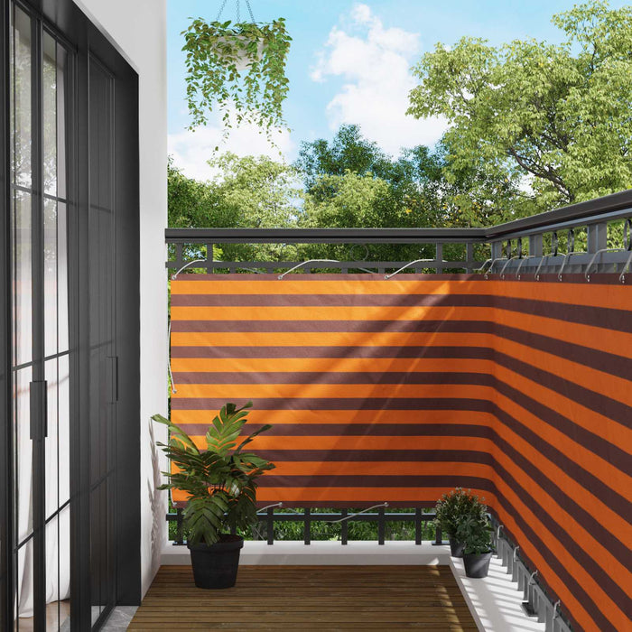 Ecran de balcon Portocalie și maro 120 x 200 cm WALTI