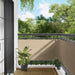 Ecran de balcon Bej 75 x 200 cm Oxford alu acoperit cu PU - WALTI WALTI