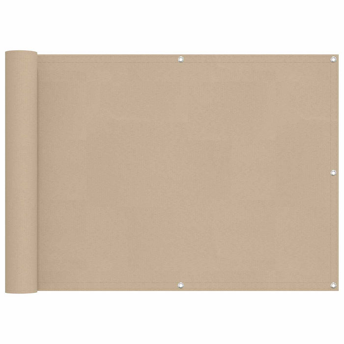 Ecran de balcon Bej 75 x 200 cm Oxford alu acoperit cu PU - WALTI WALTI