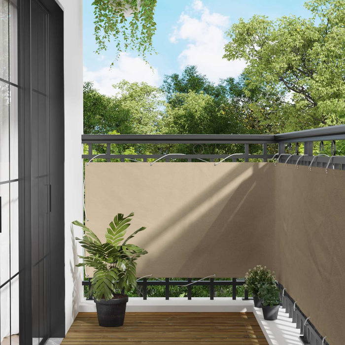 Ecran de balcon Bej 100 x 300 cm Material Oxford - WALTI WALTI