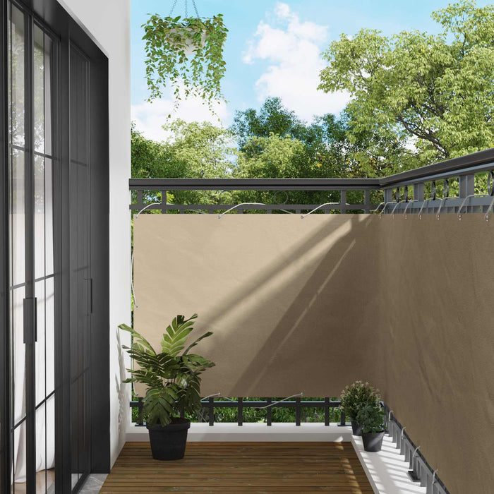 Ecran de balcon Bej 110 x 800 cm Material Oxford WALTI