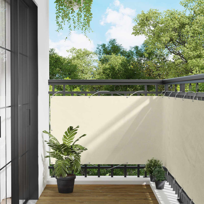 Ecran de balcon Crem 100 x 600 cm Material Oxford - WALTI WALTI