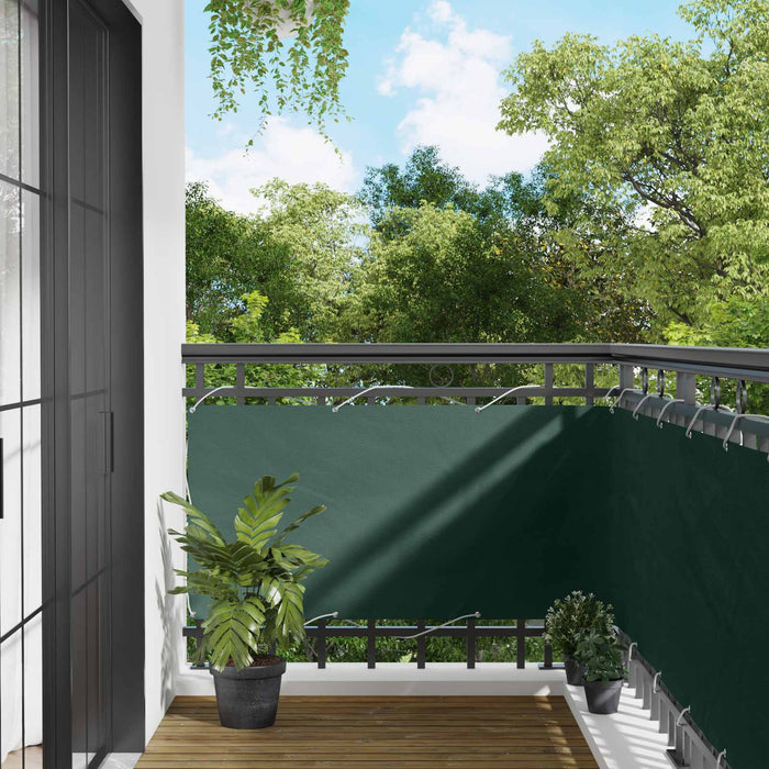 Ecran de balcon 75 x 200 cm Oxford alu acoperit cu PU WALTI